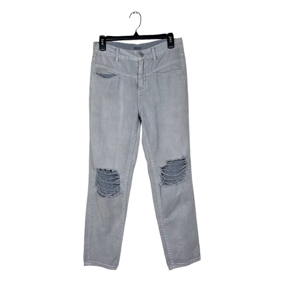 BDG Urban Outfitters Mom High Rise Jeans Gray Baggy CottonSize 26 x 28 L - Picture 1 of 7